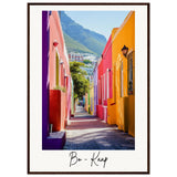 Bo-Kaap Wooden Framed Poster