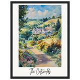 The Cotswolds Wooden Framed Poster