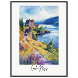 Loch Ness Wooden Framed Poster