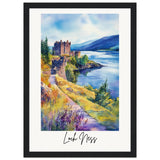 Loch Ness Wooden Framed Poster