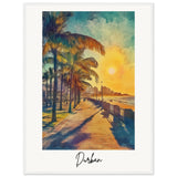 Durban Wooden Framed Poster