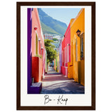 Bo-Kaap Wooden Framed Poster