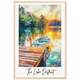 The Lake District Wooden Framed Poster