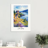 Loch Ness Wooden Framed Poster