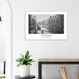 Amsterdam Black & White Framed Poster