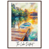 The Lake District Wooden Framed Poster