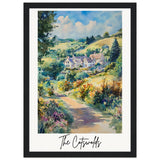 The Cotswolds Wooden Framed Poster