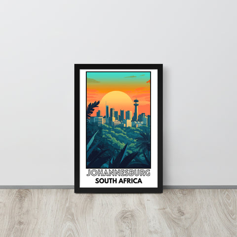 Johannesburg Framed poster