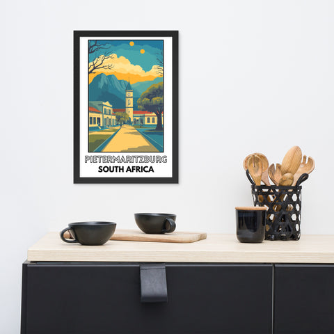 Pietermaritzburg Framed poster