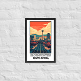 Bloemfontein Framed poster