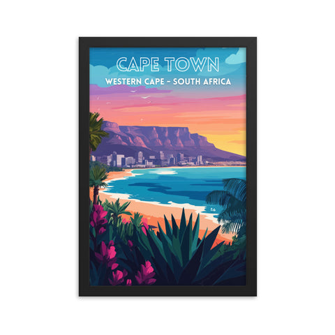 Cape Town Framed poster