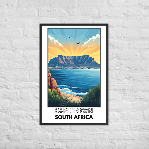 Cape Town Framed poster