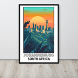 Johannesburg Framed poster