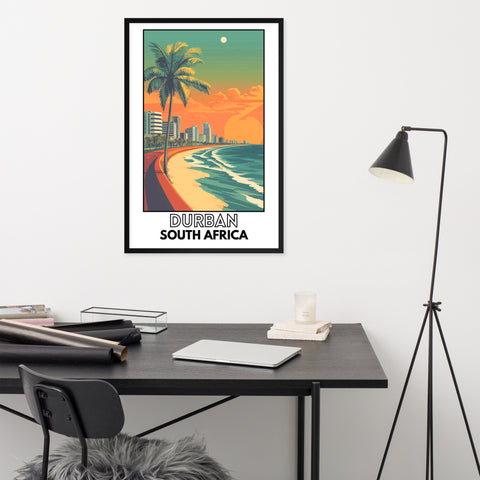 Durban Framed poster