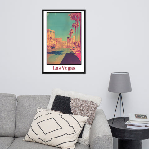 Las Vegas Framed poster