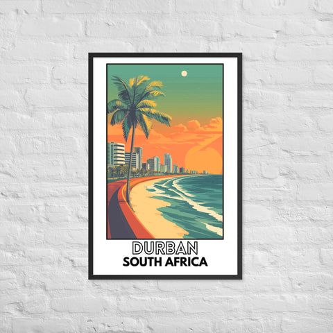 Durban Framed poster