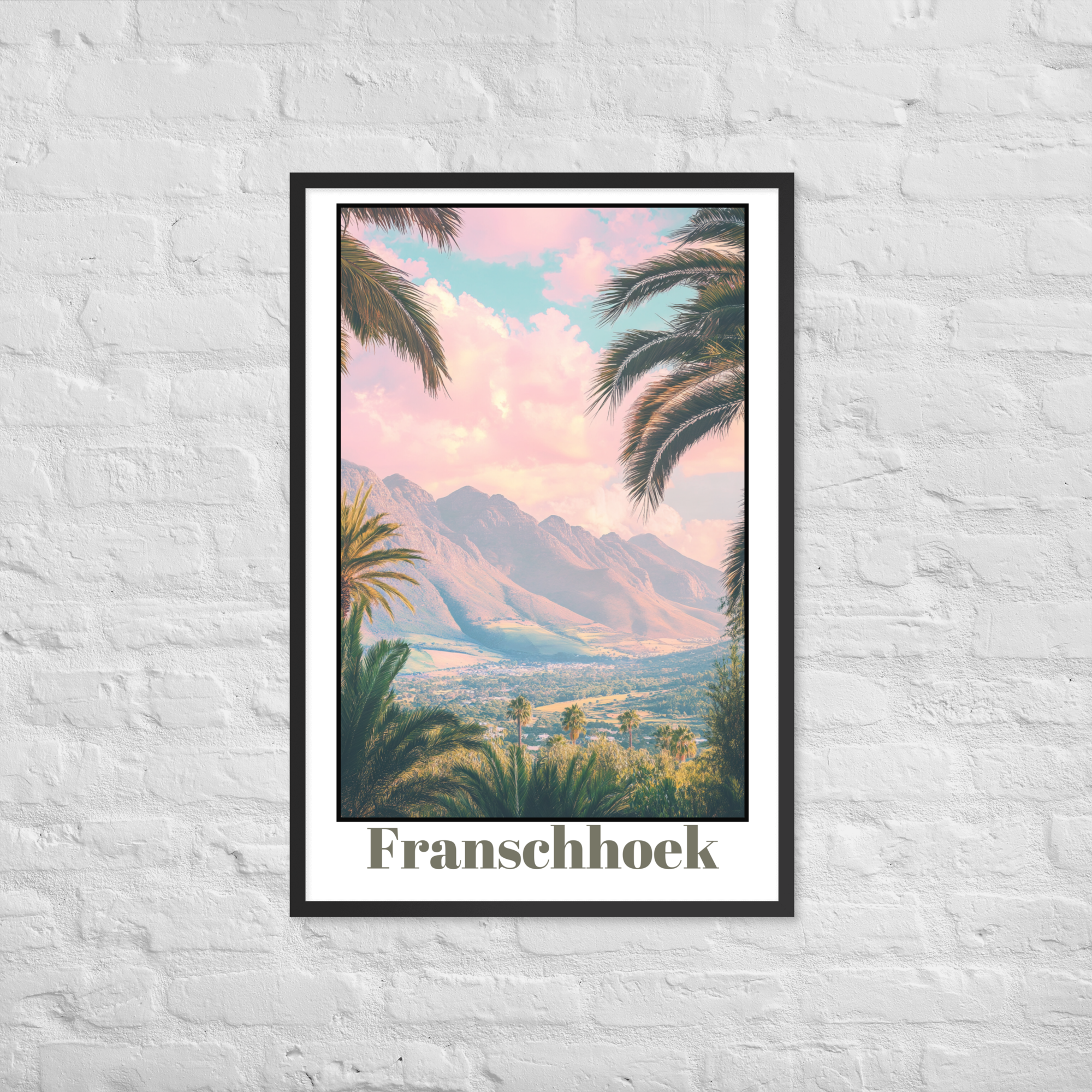 Franschhoek Framed poster