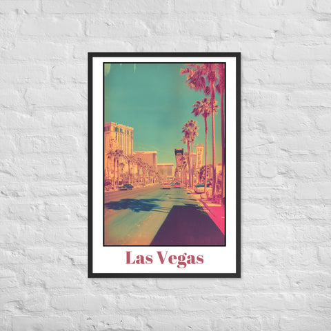 Las Vegas Framed poster