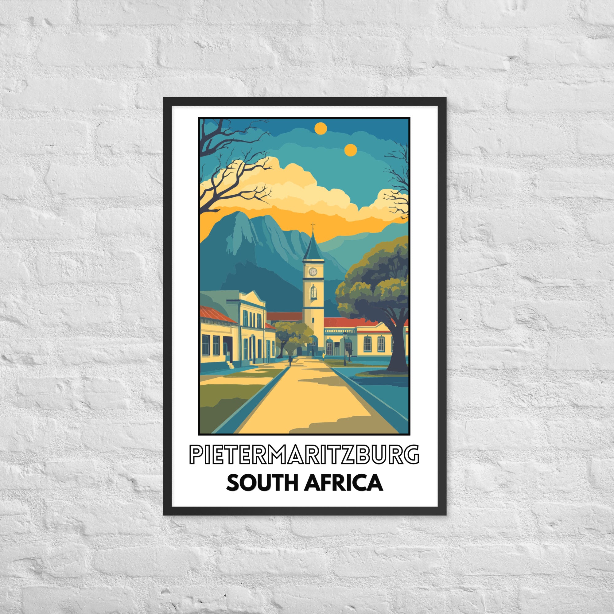 Pietermaritzburg Framed poster