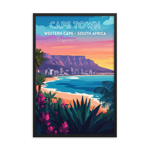 Cape Town Framed poster