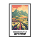 Stellenbosch Framed poster