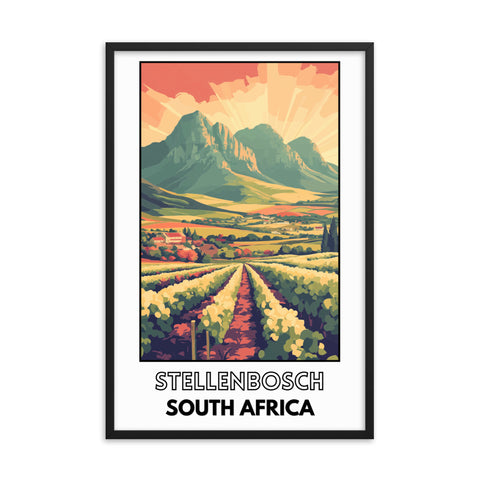 Stellenbosch Framed poster