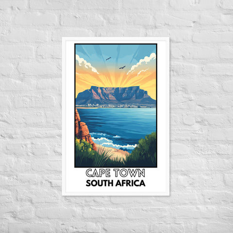 Cape Town Framed poster