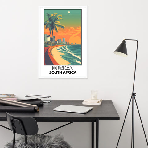 Durban Framed poster