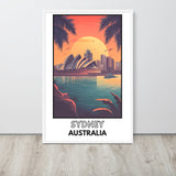 Sydney Framed poster