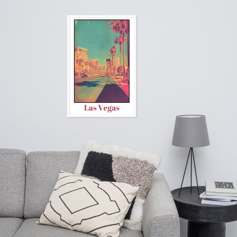 Las Vegas Framed poster