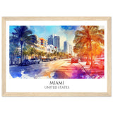 Miami Framed Poster