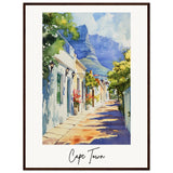 Cape Town Wooden Framed Poster