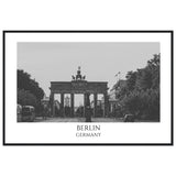 Berlin Black & White Framed Poster