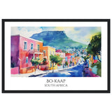 Bo-Kaap Wooden Framed Poster