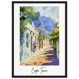 Cape Town Wooden Framed Poster