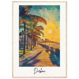 Durban Wooden Framed Poster