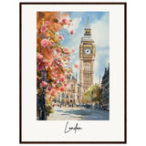 London Wooden Framed Poster