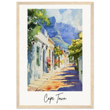 Cape Town Wooden Framed Poster